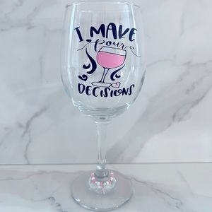 Wine stemware glass